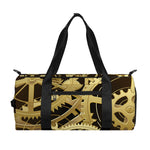 Steampunk Cogwheels Print Gym Bag