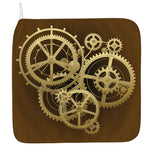 Steampunk Cogwheels Print Hand Towel