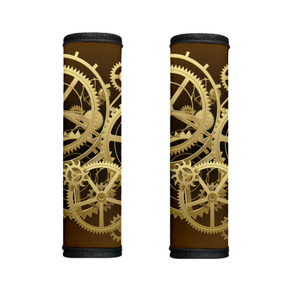 Steampunk Cogwheels Print Handle Covers