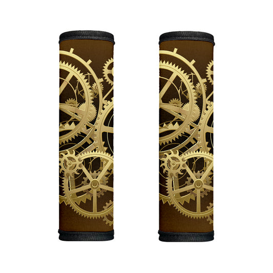 Steampunk Cogwheels Print Handle Covers