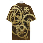 Steampunk Cogwheels Print Hawaiian Shirt