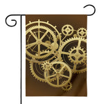 Steampunk Cogwheels Print House Flag