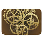 Steampunk Cogwheels Print Indoor Door Mat