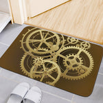 Steampunk Cogwheels Print Indoor Door Mat