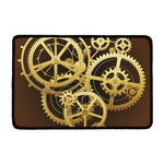 Steampunk Cogwheels Print Kitchen Mat