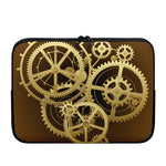 Steampunk Cogwheels Print Laptop Sleeve