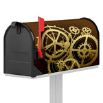 Steampunk Cogwheels Print Mailbox Cover