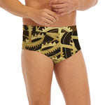 Steampunk Cogwheels Print Men's Briefs