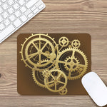 Steampunk Cogwheels Print Mouse Pad