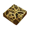 Steampunk Cogwheels Print Outdoor Seat Cushion Cover