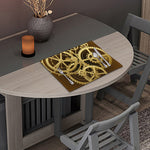 Steampunk Cogwheels Print Placemat