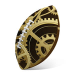 Steampunk Cogwheels Print Rugby Ball