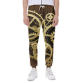 Steampunk Cogwheels Print Joggers