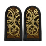 Steampunk Cogwheels Print Skillet Handle Cover