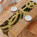 Steampunk Cogwheels Print Table Runner