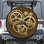 Steampunk Cogwheels Print Tire Cover With Camera Hole