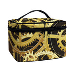 Steampunk Cogwheels Print Travel Makeup Bag