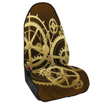 Steampunk Cogwheels Print Waterproof Car Seat Cover