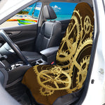 Steampunk Cogwheels Print Waterproof Car Seat Cover