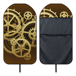 Steampunk Cogwheels Print Waterproof Car Seat Cover