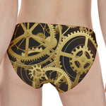 Steampunk Cogwheels Print Women's Panties