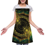 Steampunk Fractal Print Adjustable Apron