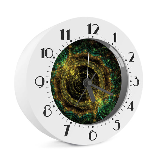 Steampunk Fractal Print Alarm Clock