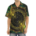 Steampunk Fractal Print Aloha Shirt