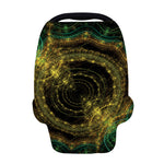 Steampunk Fractal Print Baby Seat Cover