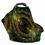 Steampunk Fractal Print Baby Seat Cover