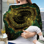 Steampunk Fractal Print Baby Seat Cover