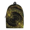 Steampunk Fractal Print School Backpack