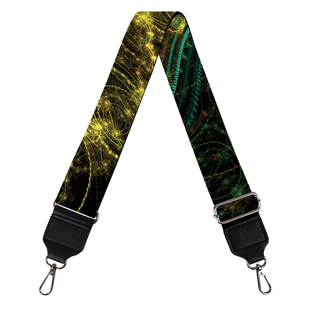 Steampunk Fractal Print Bag Strap