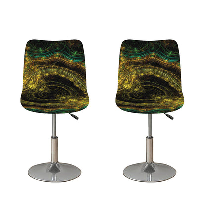 Steampunk Fractal Print Bar Stool Covers