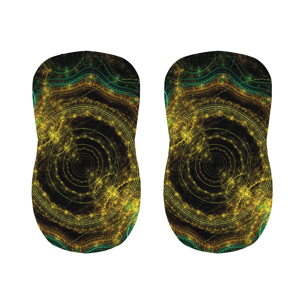 Steampunk Fractal Print Bar Stool Covers