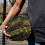 Steampunk Fractal Print Basketball