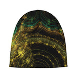 Steampunk Fractal Print Beanie