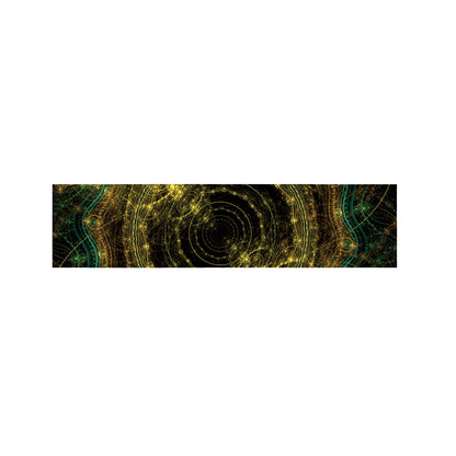 Steampunk Fractal Print Bed Runner