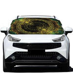 Steampunk Fractal Print Car Windshield Snow Cover