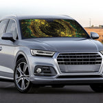 Steampunk Fractal Print Car Windshield Sun Shade