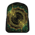 Steampunk Fractal Print Casual Backpack