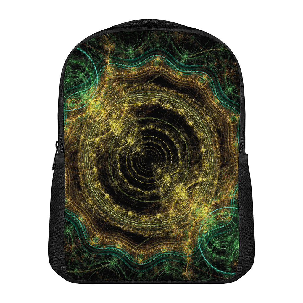 Steampunk Fractal Print Casual Backpack