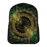 Steampunk Fractal Print Casual Backpack