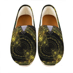 Steampunk Fractal Print Casual Shoes