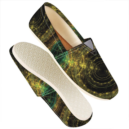 Steampunk Fractal Print Casual Shoes