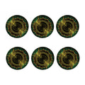 Steampunk Fractal Print Coaster Set