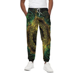 Steampunk Fractal Print Cotton Pants