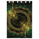 Steampunk Fractal Print Curtain