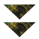 Steampunk Fractal Print Dog Bandana