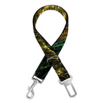 Steampunk Fractal Print Dog Seat Belt